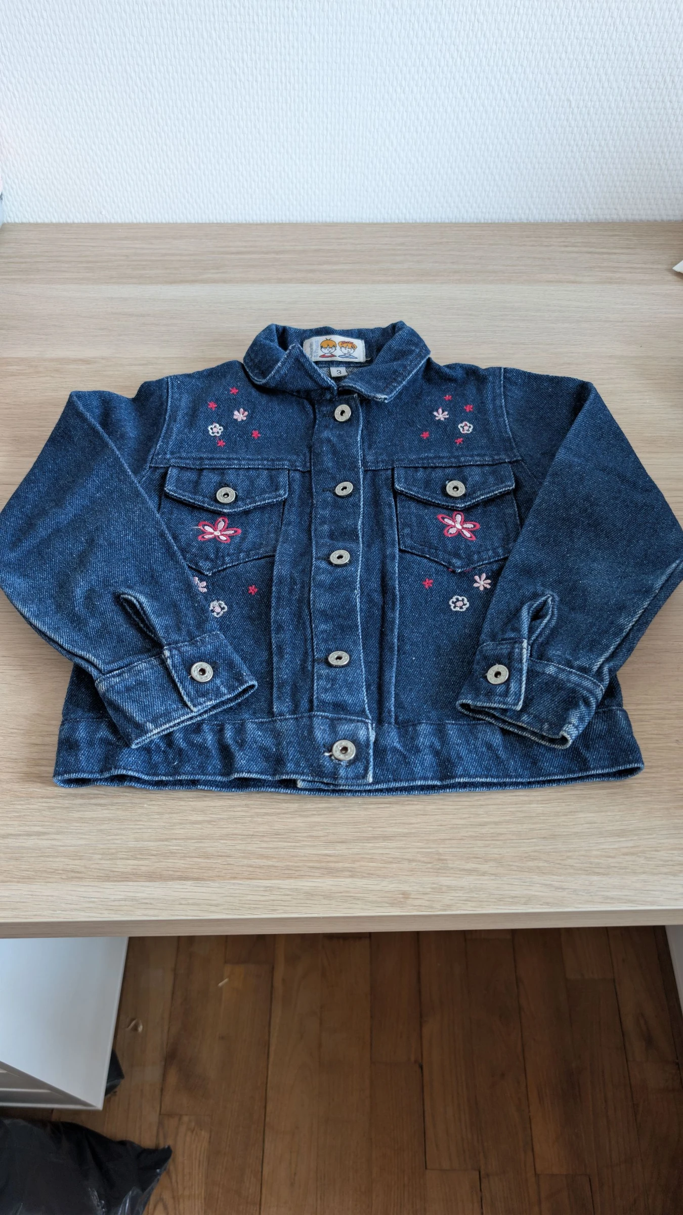 Veste en jeans fille 3 ans
